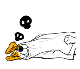 Overseas life of Albert-2 sticker #8019073