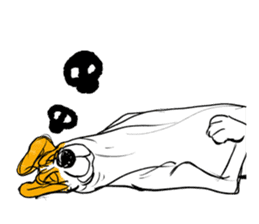 Overseas life of Albert-2 sticker #8019073