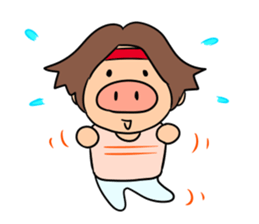 The boy of club activities sticker #8557038