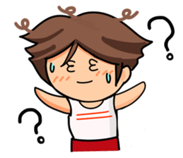 The boy of club activities sticker #8557044