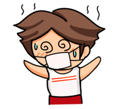 The boy of club activities sticker #8557053