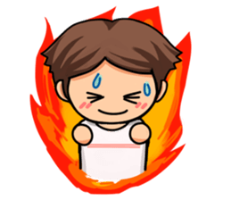 The boy of club activities sticker #8557055