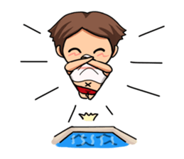 The boy of club activities sticker #8557059