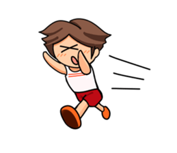 The boy of club activities sticker #8557062