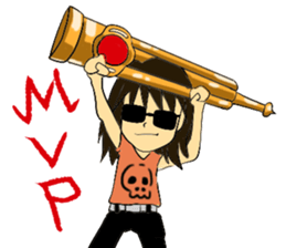 Rock and Roll Saotome sticker #8609351