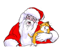 The Santa Claus is coming to town. sticker #8796340