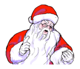 The Santa Claus is coming to town. sticker #8796341