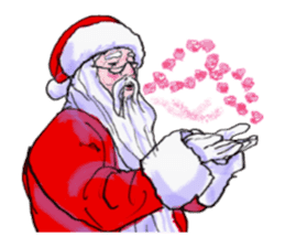 The Santa Claus is coming to town. sticker #8796342
