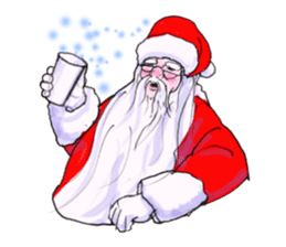 The Santa Claus is coming to town. sticker #8796344