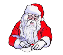 The Santa Claus is coming to town. sticker #8796346