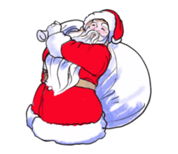 The Santa Claus is coming to town. sticker #8796348