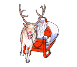 The Santa Claus is coming to town. sticker #8796349