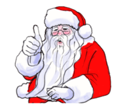 The Santa Claus is coming to town. sticker #8796350