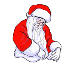 The Santa Claus is coming to town. sticker #8796351