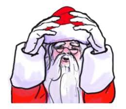 The Santa Claus is coming to town. sticker #8796352