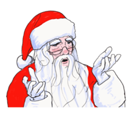 The Santa Claus is coming to town. sticker #8796353