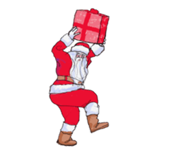 The Santa Claus is coming to town. sticker #8796356