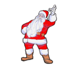 The Santa Claus is coming to town. sticker #8796357