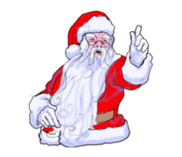 The Santa Claus is coming to town. sticker #8796358
