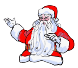 The Santa Claus is coming to town. sticker #8796361