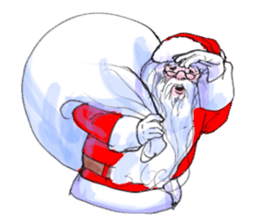 The Santa Claus is coming to town. sticker #8796364
