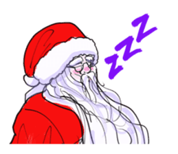 The Santa Claus is coming to town. sticker #8796367