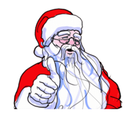 The Santa Claus is coming to town. sticker #8796368