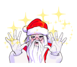 The Santa Claus is coming to town. sticker #8796369