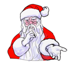The Santa Claus is coming to town. sticker #8796373