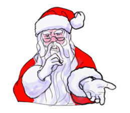 The Santa Claus is coming to town. sticker #8796373