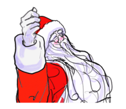 The Santa Claus is coming to town. sticker #8796376