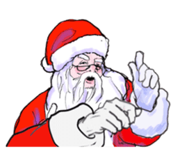 The Santa Claus is coming to town. sticker #8796377