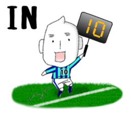 JAPAN RICE GRAIN MAN Football ver. sticker #8942550