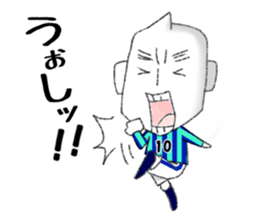 JAPAN RICE GRAIN MAN Football ver. sticker #8942555
