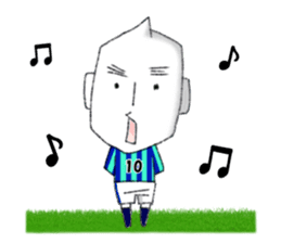 JAPAN RICE GRAIN MAN Football ver. sticker #8942563