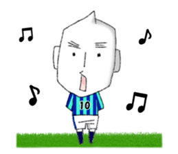 JAPAN RICE GRAIN MAN Football ver. sticker #8942563