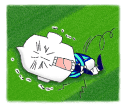 JAPAN RICE GRAIN MAN Football ver. sticker #8942570