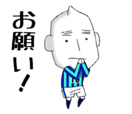 JAPAN RICE GRAIN MAN Football ver. sticker #8942578