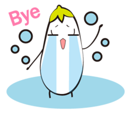 Mr. White Eggplant sticker #9435157