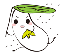 Mr. White Eggplant sticker #9435180
