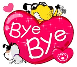 DaddyDog - what's up ? sticker #9701967