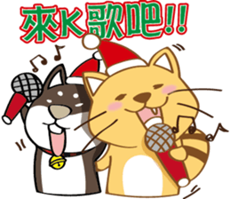 Yellow Cunning&BenBen (black)-Festival sticker #9766669