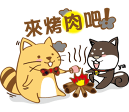 Yellow Cunning&BenBen (black)-Festival sticker #9766686
