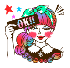 HARAJUKU-GIRL(HIGH-QUALITY sticker vol1) sticker #10022789