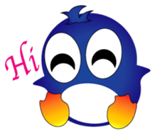 Fairy penguin sticker #12887326