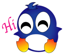 Fairy penguin sticker #12887326