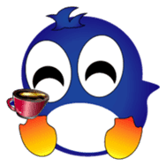 Fairy penguin sticker #12887327