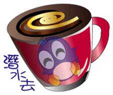 Fairy penguin sticker #12887329