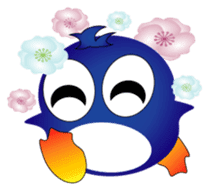 Fairy penguin sticker #12887330