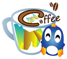 Fairy penguin sticker #12887332